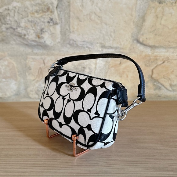 Coach Rowan Graphic black white Bold CC signature handbag&wallet NWT Authentic - Picture 8 of 12